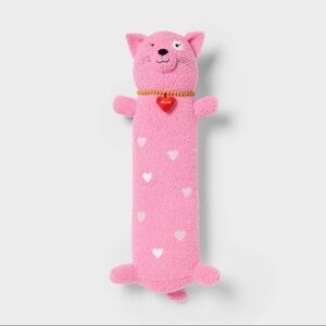 New! Pillowfort Pink Cat Kids' Long Weighted Plush Throw Pillow, Spring 2026